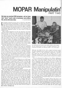 Hot Rod, Sept. 1969, Page 62, Mopar Manipulatin' Part II.jpg